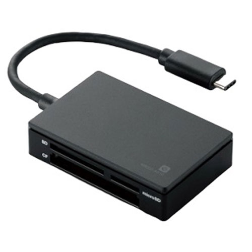 エレコム MR3C-AP010BK [メモリリーダライタ/USB Type-C/USB3.1/Mac用/ブラック]