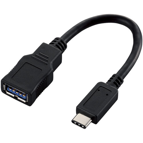 エレコム USB3-AFCM01BK [USB3.1変換ケーブル/Type-C端子/ブラック]
