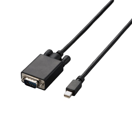エレコム AD-MDPVGA20BK [Mini DisplayPort-VGA変換ケーブル/2m/ブラック]