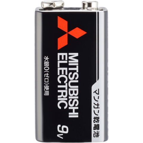 三菱電機 マンガン乾電池（黒） 6F22UD/1S [マンガン乾電池 9V]