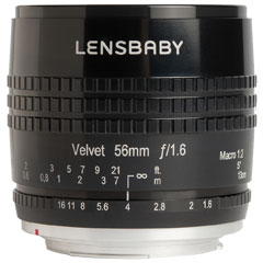 Lensbaby Velvet 56 Canon EF [レンズベビー ベルベット56 ブラック キヤノンEFマウント]