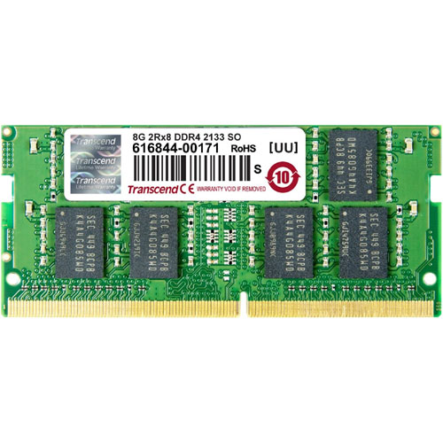 トランセンド TS1GSH64V1H [8GB DDR4 2133 SO-DIMM 2Rx8 (512Mx8) 1.2V]