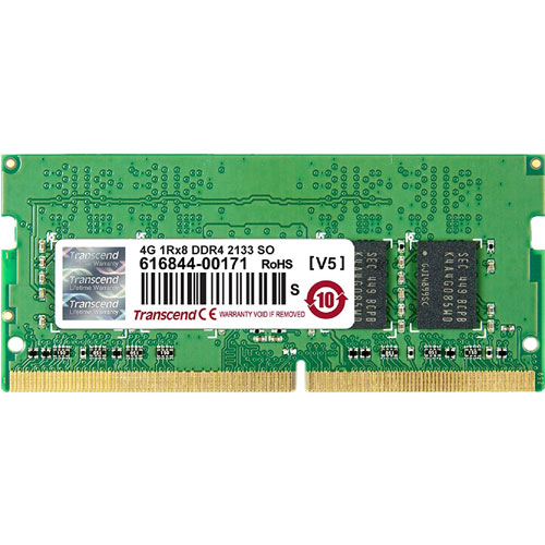 トランセンド TS512MSH64V1H [4GB DDR4 2133 SO-DIMM 1Rx8 (512Mx8) 1.2V]