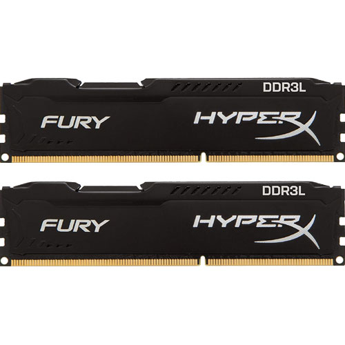 キングストン Kingston HyperX FURY HX318LC11FBK2/8 [4GBx2 DDR3L-1866 CL11 1.35V U-DIMM]