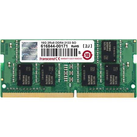 トランセンド TS2GSH64V1B [16GB DDR4 2133 SO-DIMM 2Rx8 (1024Mx8) 1.2V]