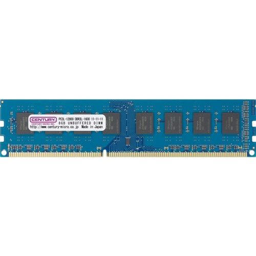 センチュリーマイクロ DDR3L PC12800 DIMM CD4G-D3LU1600 [★低電圧1.35V デスクトップ用 PC3-12800 4GB]