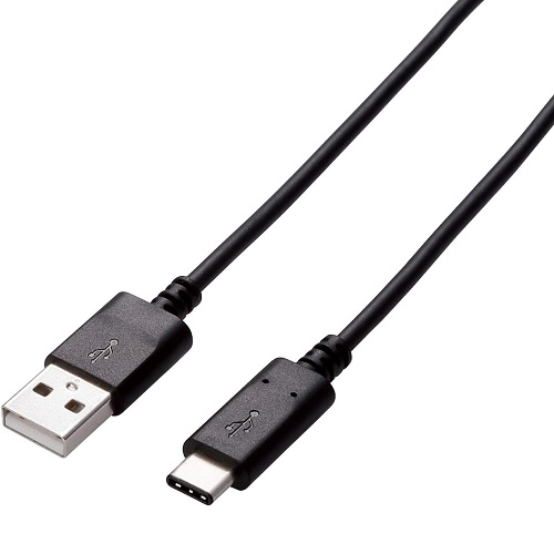 エレコム U2C-AC05NBK [USB2.0ケーブル/A-C/認証品/0.5m/ブラック]