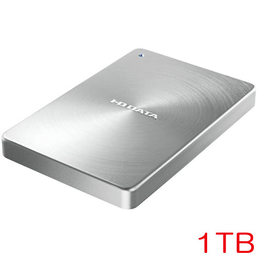 HDPX-UTC1S [USB3.1 Type-C対応 ポータブルHDD 1TB シルバー]