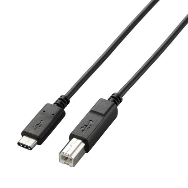 U2C-CB05NBK [USB2.0ケーブル/C-B/3A/0.5m/ブラック]