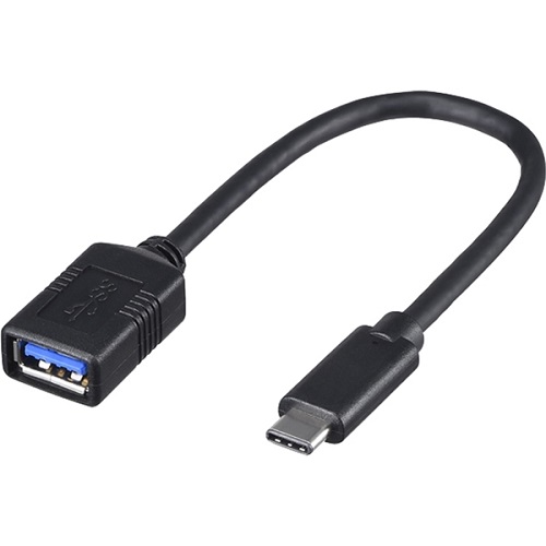 BSUAMC311015BK [USB3.1 Gen1変換ケーブル(Aメス-C) 0.15m ブラック]