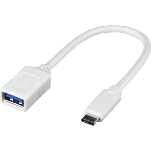 BSUAMC311015WH [USB3.1 Gen1変換ケーブル(Aメス-C) 0.15m ホワイト]