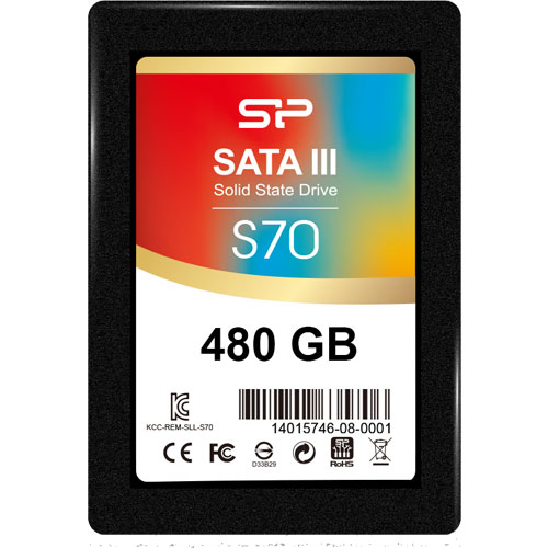 シリコンパワー SSD S70 SP480GBSS3S70S25JB [【SSD】SATA3 2.5インチ 7mm 480GB]
