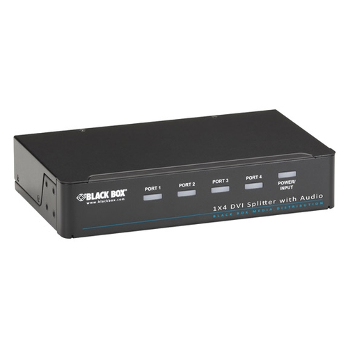 ブラックボックス・ネットワークサービス AVSP-DVI1X4 [オーディオ・HDCP付DVI-Dスプリッタ 1x4]