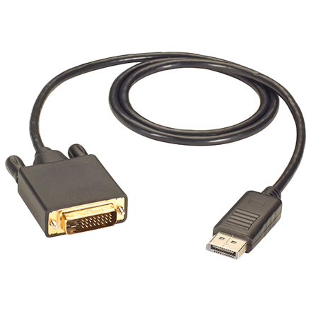 ブラックボックス・ネットワークサービス EVNDPDVI-0003-MM [DisplayPortオス=>DVIオスケーブル 0.9M(3-ft.)]