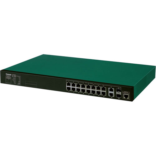 パナソニックEWネットワークス PN83169B5 [16ポート PoEスイッチ XG-M16TPoE+ 5年SB]