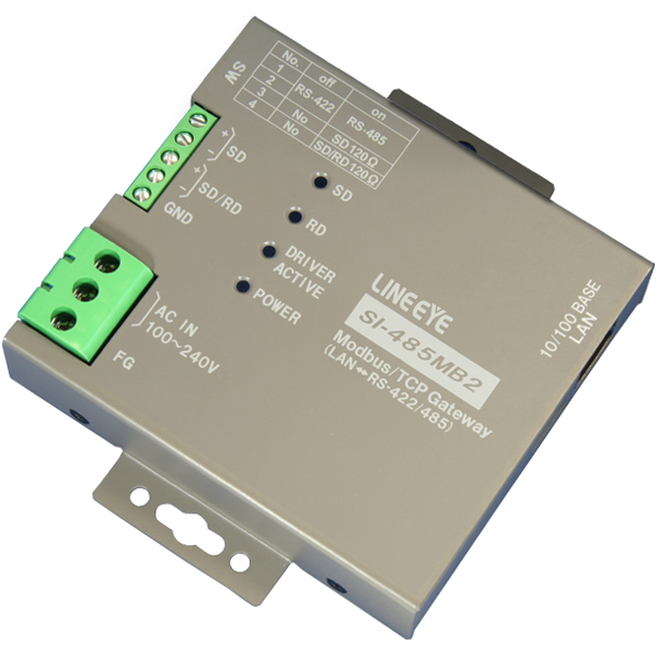 ラインアイ SI-LAN SI-485MB2-L [Modbus TCPゲートウェイ 絶縁・壁掛タイプ]