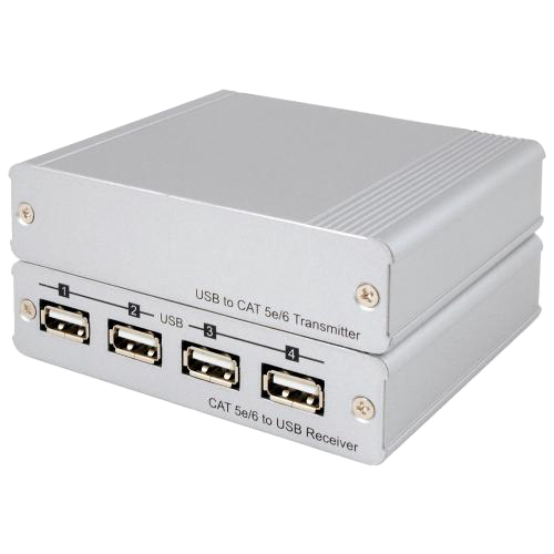 ハイパーツールズ USB2-EX100S [IP対応 USB2.0延長器&4ポートUSBハブ]