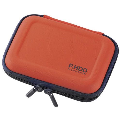 エレコム HDC-SH001DR [ポータブルHDDケース/セミハード/Sサイズ/オレンジ]