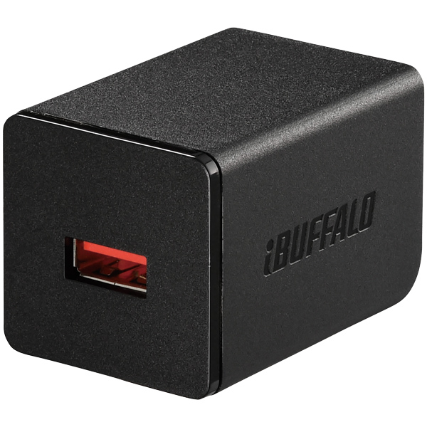 バッファロー（サプライ） iBUFFALO BSMPA2402P1BK [2.4A USB充電器 1ポート ブラック]