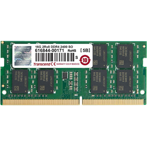 トランセンド TS2GSH64V4B [16GB DDR4 2400 SO-DIMM 2Rx8 (1024Mx8) 1.2V]