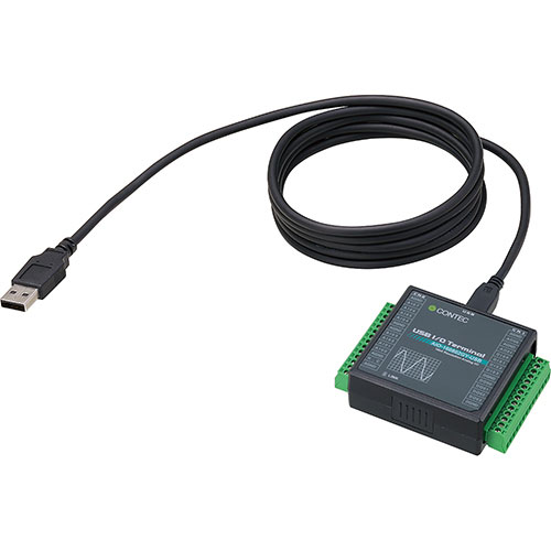 コンテック AIO-160802GY-USB [USB2.0 高精度アナログ入出力ターミナル]