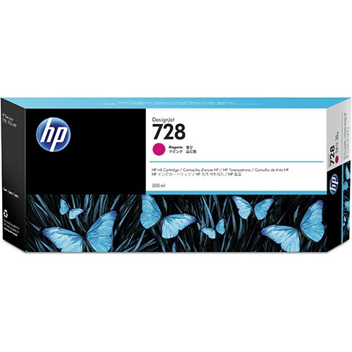 HP F9K16A [HP728 インクカートリッジ マゼンタ 300ml]