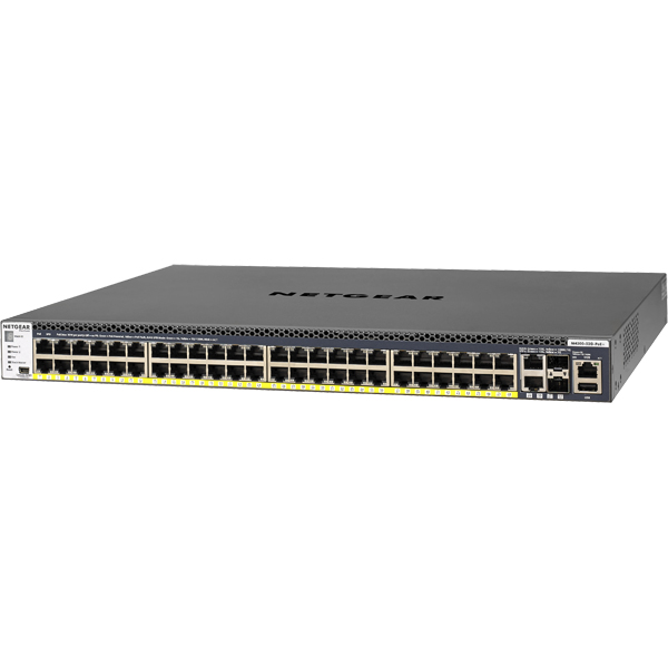 NETGEAR M4300 PoE GSM4352PA-100AJS [M4300-52G-PoE+ 1000T 48ポート L3マネージスイッチ]