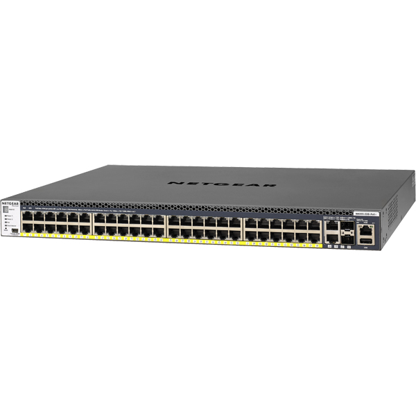 NETGEAR M4300 PoE GSM4352PB-100AJS [M4300-52G-PoE+ 1000T 48ポート L3マネージスイッチ]