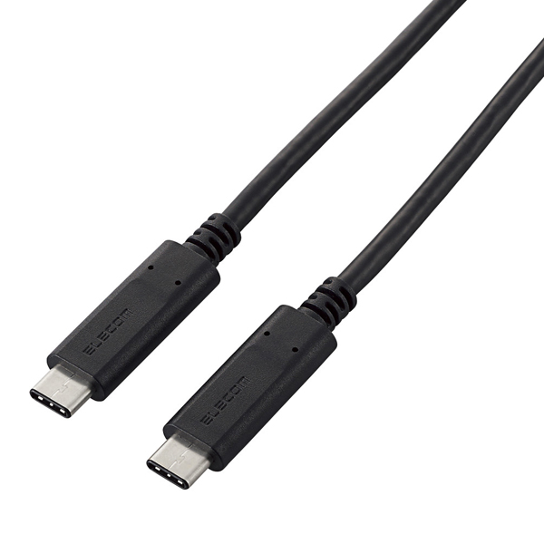 U2C-CC5P05NBK [USB2.0ケーブル/C-C/PD/5A/0.5m/ブラック]