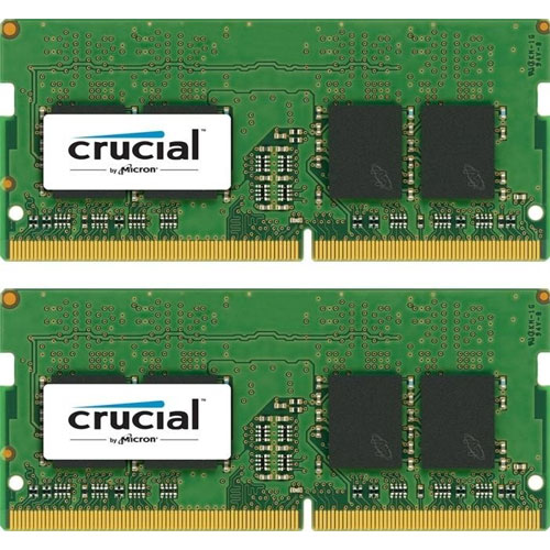CT2K16G4SFD824A [32GB Kit (16GBx2) DDR4-2400 (PC4-19200) CL17 DR x8 Unbuffered SODIMM 260pin]