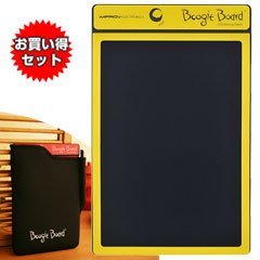 ★数量限定専用ケースセット★電子メモパット Boogie Board（ブギーボード・イエロー） BBC-001Y-N