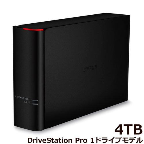 バッファロー DriveStation Pro HD-SH4TU3 法人向け 外付HDD 1ドライブモデル 4TB]