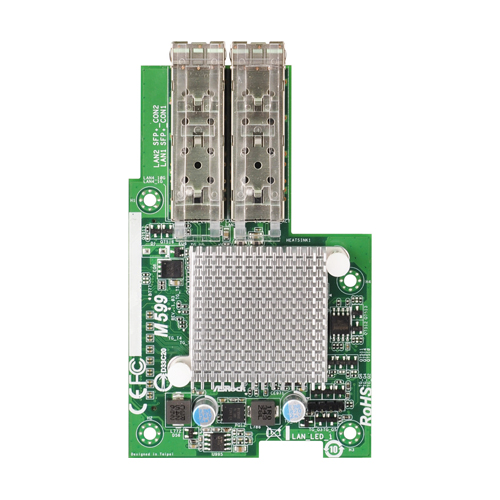 ASRock Rack M599 [PCIE X8 Mezzanine card 109 x 67 mm (2 x 10GLAN (SFP+) by Intel 82599ES)]