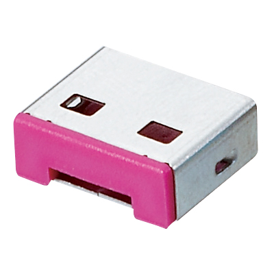 プリンストンテクノロジー PUS-PLC5PK [USBポートロック専用コネクタ 5個セット (ピンク)]