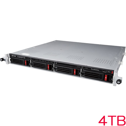 バッファロー TeraStation TS3410RN TS3410RN0404 [小規模オフィス・SOHO向4ドライブNAS ラック 4TB]