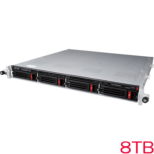 バッファロー TeraStation TS3410RN TS3410RN0804 [小規模オフィス・SOHO向4ドライブNAS ラック 8TB]