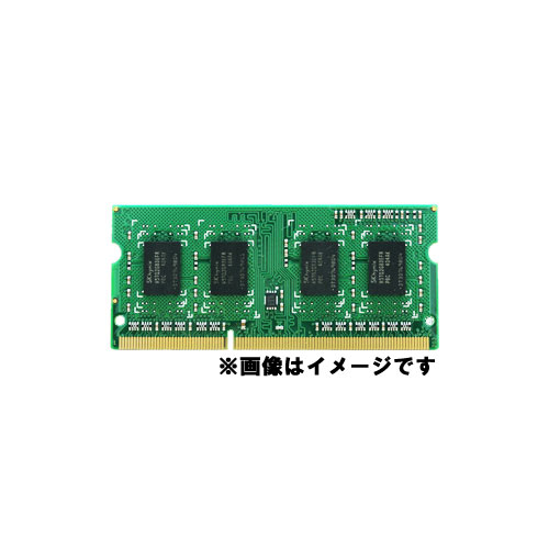Synology RAM1600DDR3-4G [NAS用増設メモリ 4GB DDR3-1600 unbuffered So-DIMM 204pin CL=11 1.5V]