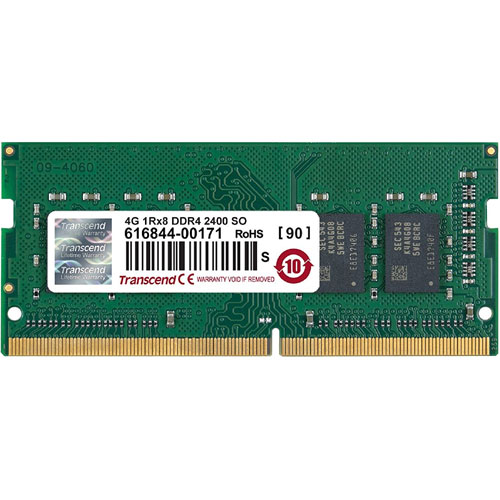 TS512MSH64V4H [4GB DDR4 2400 SO-DIMM 1Rx8 (512Mx8) 1.2V]