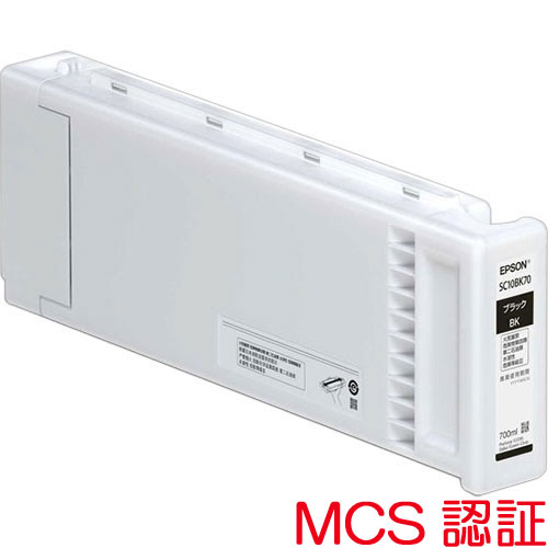 エプソン SC10BK70M [SureColor用 MCS認証インク/700ml(ブラック)]