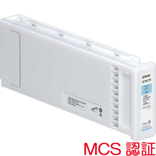 SC10LC70M [SureColor用 MCS認証インク/700ml(ライトシアン)]