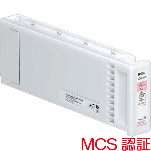 エプソン SC10LM70M [SureColor用 MCS認証インク/700ml(ライトマゼンタ)]