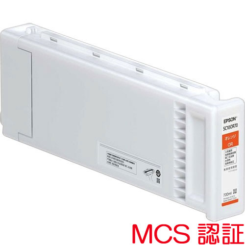 エプソン SC10OR70M [SureColor用 MCS認証インク/700ml(オレンジ)]