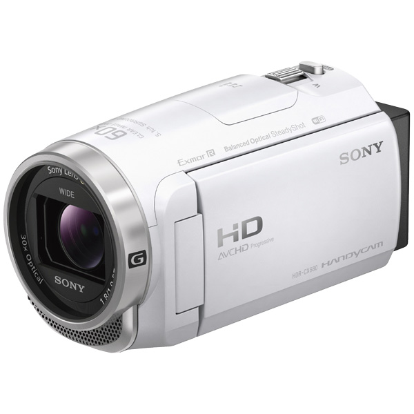 ソニー（SONY） HDハンディカム CX HDR-CX680/W [デジタルHDカム Handycam CX680 ホワイト]