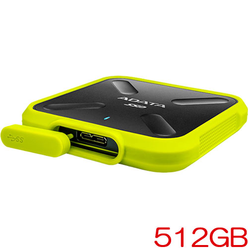 e-TREND｜ADATA ASD700-512GU3-CYL [512GB ポータブルSSD SD700 USB