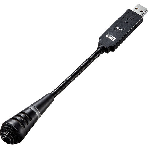 サンワサプライ MM-MCU02BK [USBマイクロホン(ブラック)]
