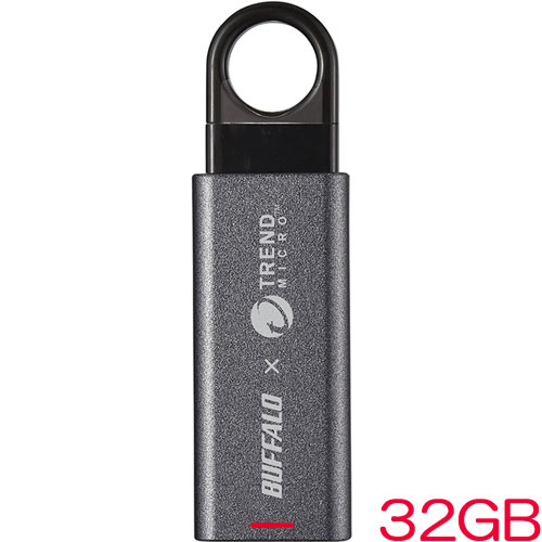 バッファロー RUF3-KV32G-DS [ウィルスチェック機能付き USB3.1(Gen1)メモリー 32GB]