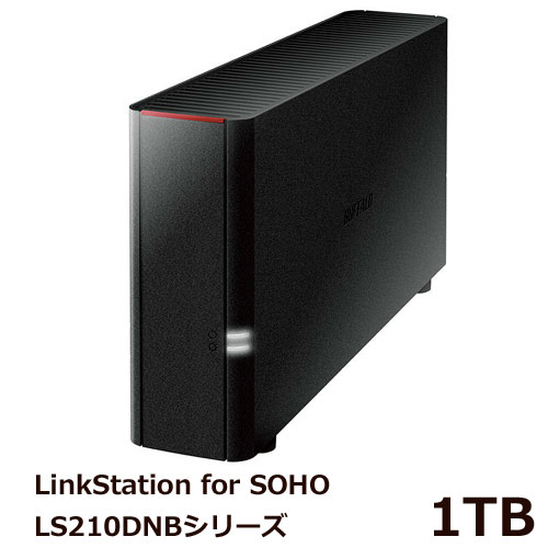 バッファロー LS210DN0101B [LinkStation for SOHO NAS専用HDD搭載 1ドライブNAS 1TB]