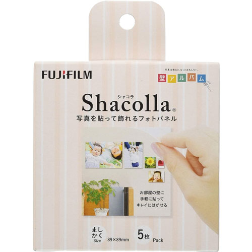 富士フイルム shacolla（シャコラ） SHACOLLA BOX ﾏｼｶｸ WH [シャコラ BOXタイプ ましかくサイズ(89) ホワイト]