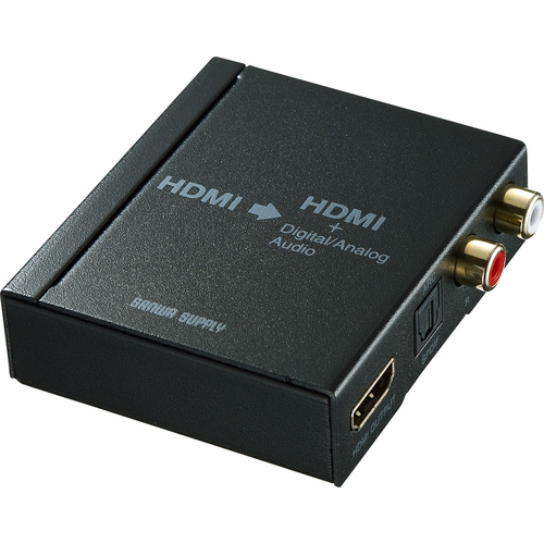 サンワサプライ VGA-CVHD5 [HDMI信号オーディオ分離器(光デジタル/アナログ対応)]