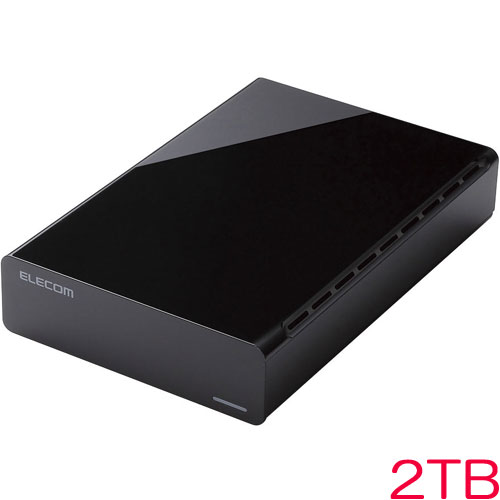 エレコム ELP-CED020UBK [Portable Drive USB3.0 2TB Black 法人専用]